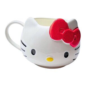 Hello Kitty 3D Face Mug Vintage Sanrio 2010 Ceramic Cup